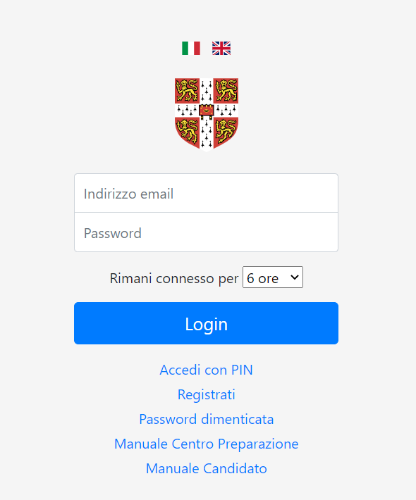 Sistema Iscrizione CEMS